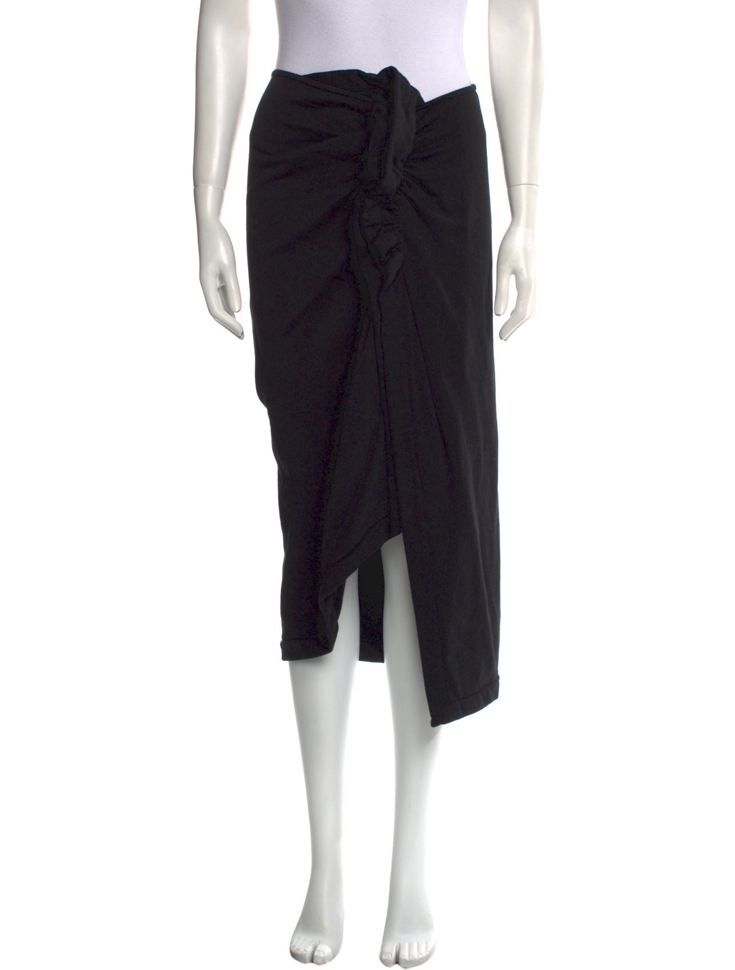 Dries Van Noten Ruffle Embellishment Midi Length Skirt