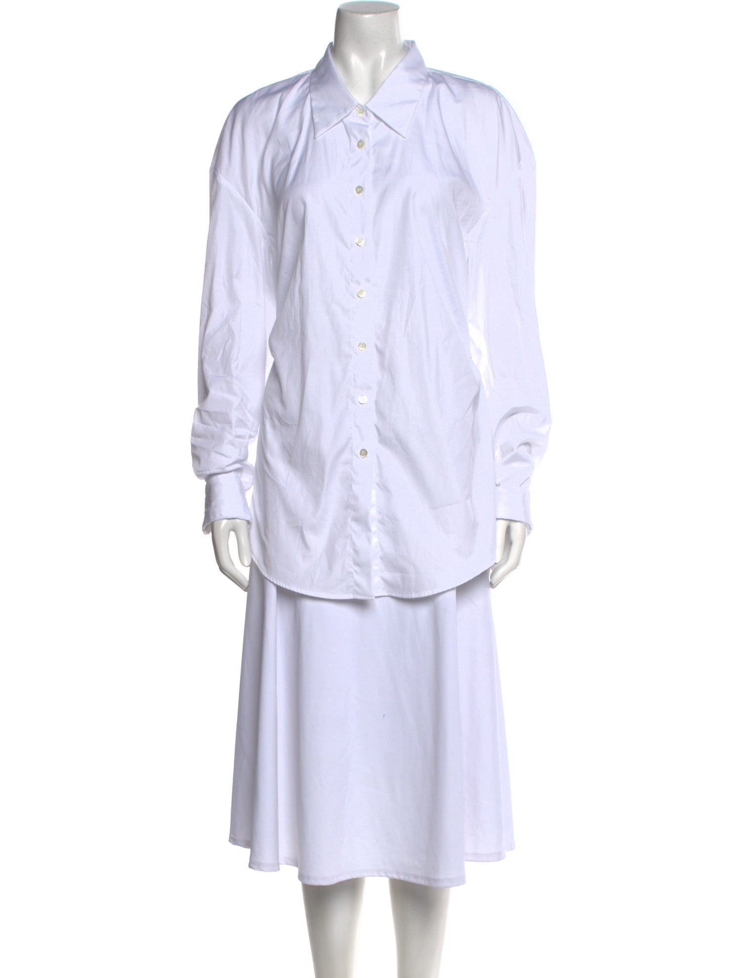 Dries Van Noten Long Sleeve Button-Up Top