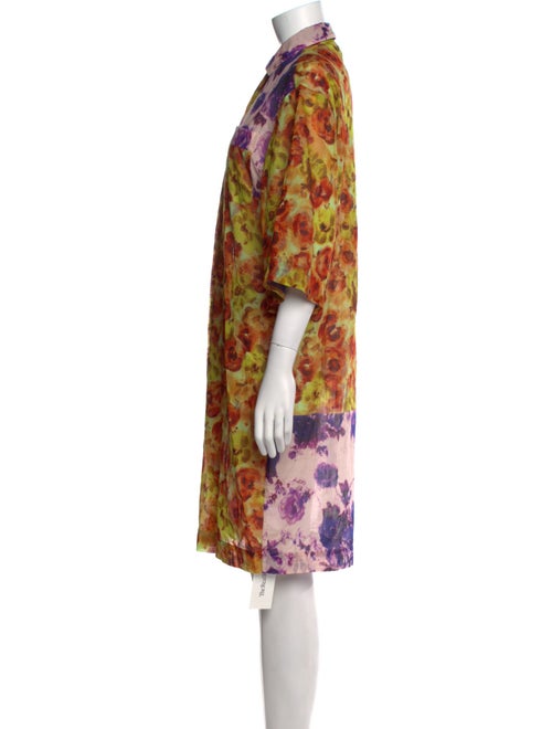 Dries Van Noten Floral Print Knee-Length Dress
