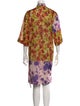 Dries Van Noten Floral Print Knee-Length Dress
