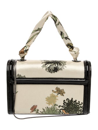 Dries Van Noten Satin Top Handle Bag