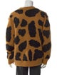 Dries Van Noten Animal Print Crew Neck Pullover