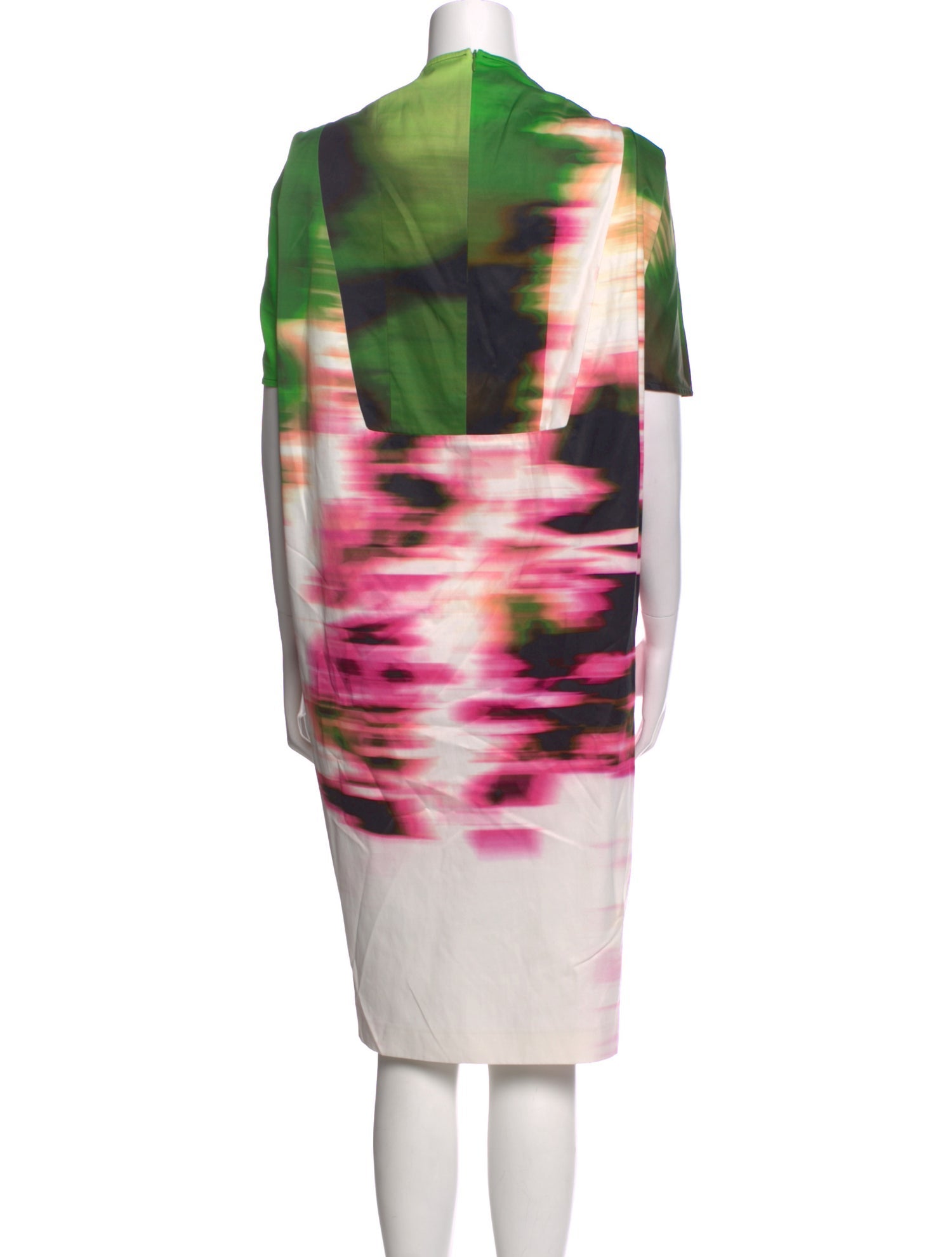 Dries Van Noten Tie-Dye Print Midi Length Dress