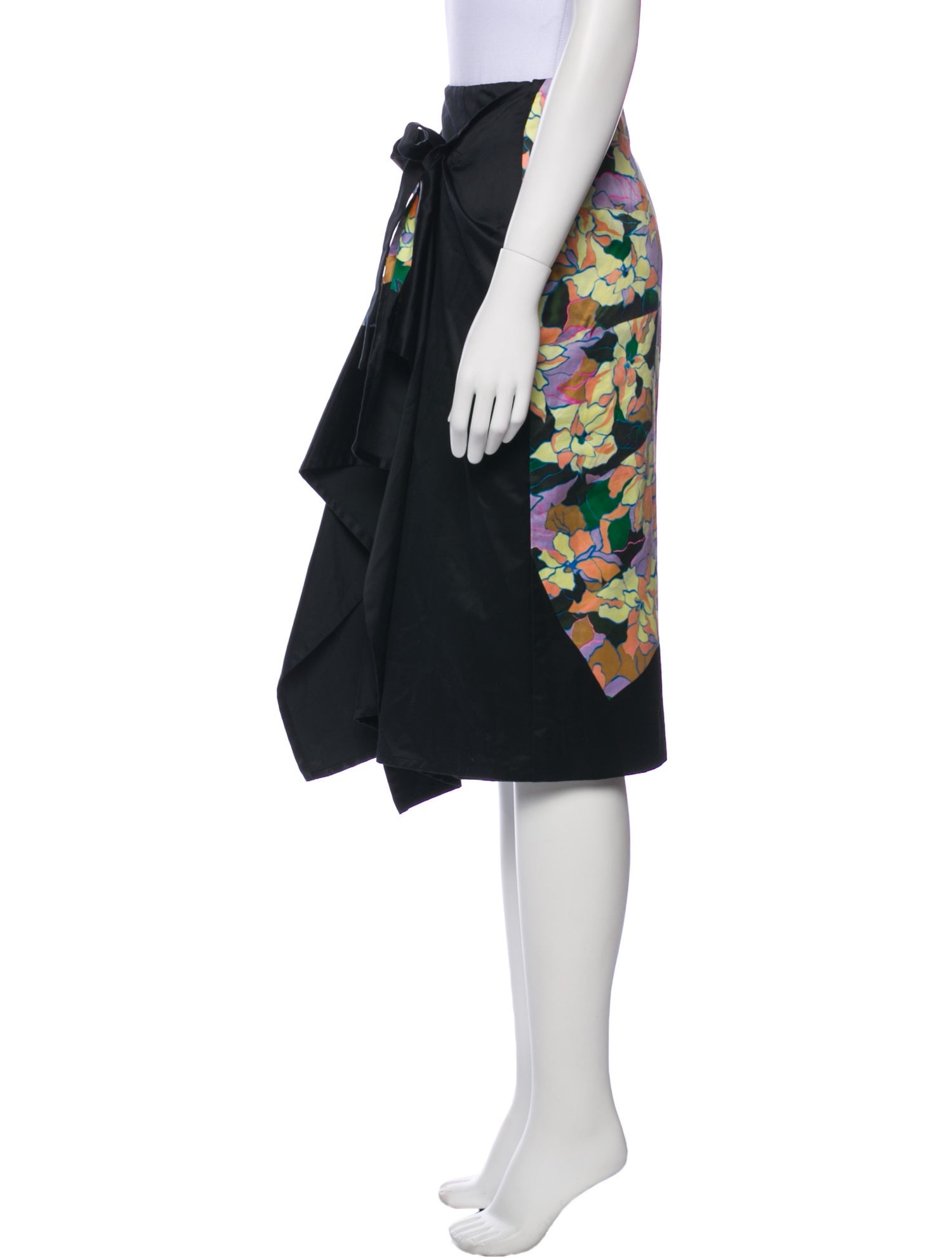 Dries Van Noten Graphic Print Knee-Length Skirt