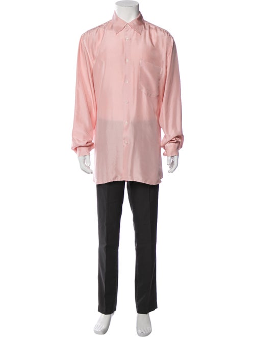 Dries Van Noten Silk Long Sleeve Shirt