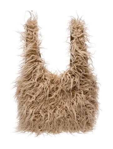 Dries Van Noten Shoulder Bags Faux Fur Bag