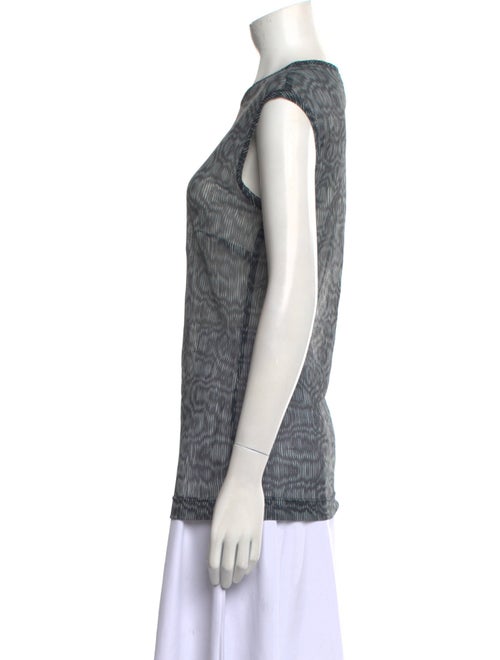 Dries Van Noten Striped Crew Neck Top