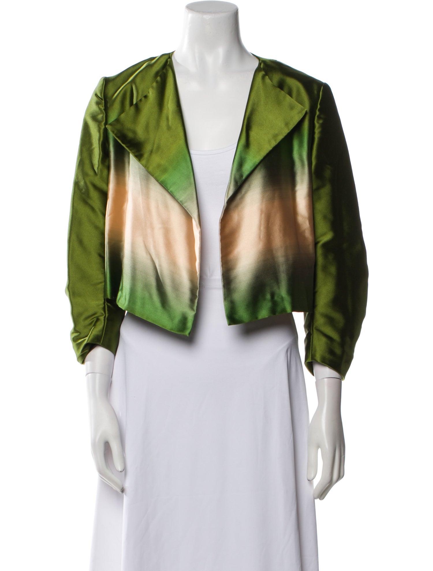 Dries Van Noten Silk Printed Evening Jacket