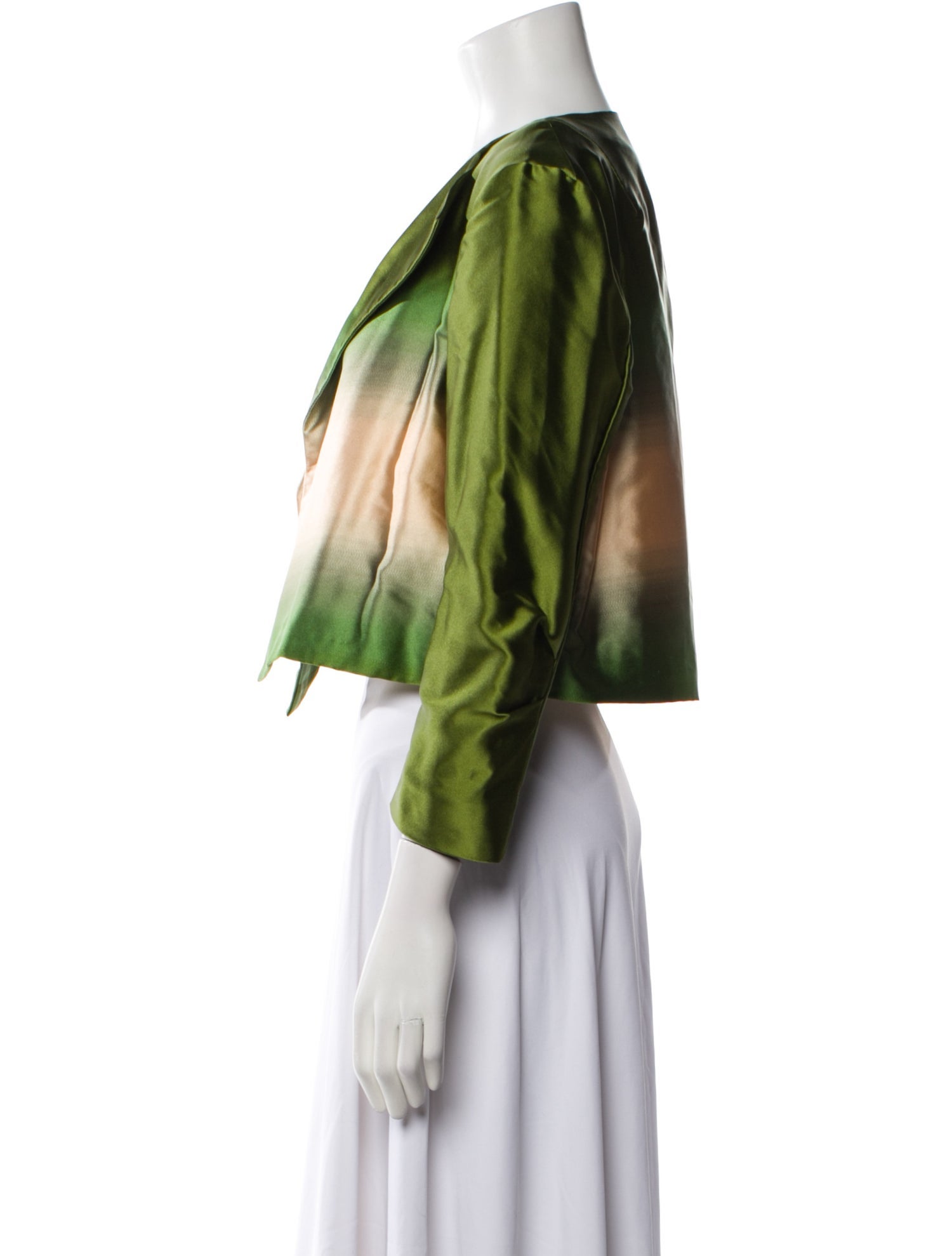 Dries Van Noten Silk Printed Evening Jacket