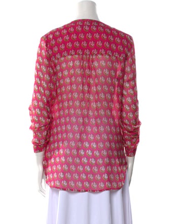 Dries Van Noten Silk Printed Tunic