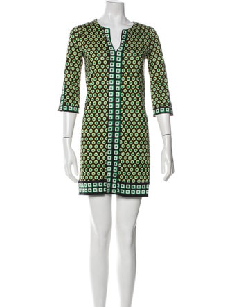 Dries Van Noten Silk Mini Dress