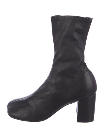 Dries Van Noten Leather Sock Boots