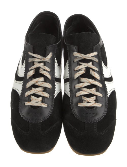 Dries Van Noten Suede Printed Sneakers