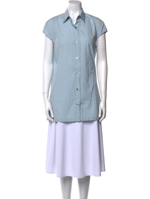 Dries Van Noten Short Sleeve Button-Up Top