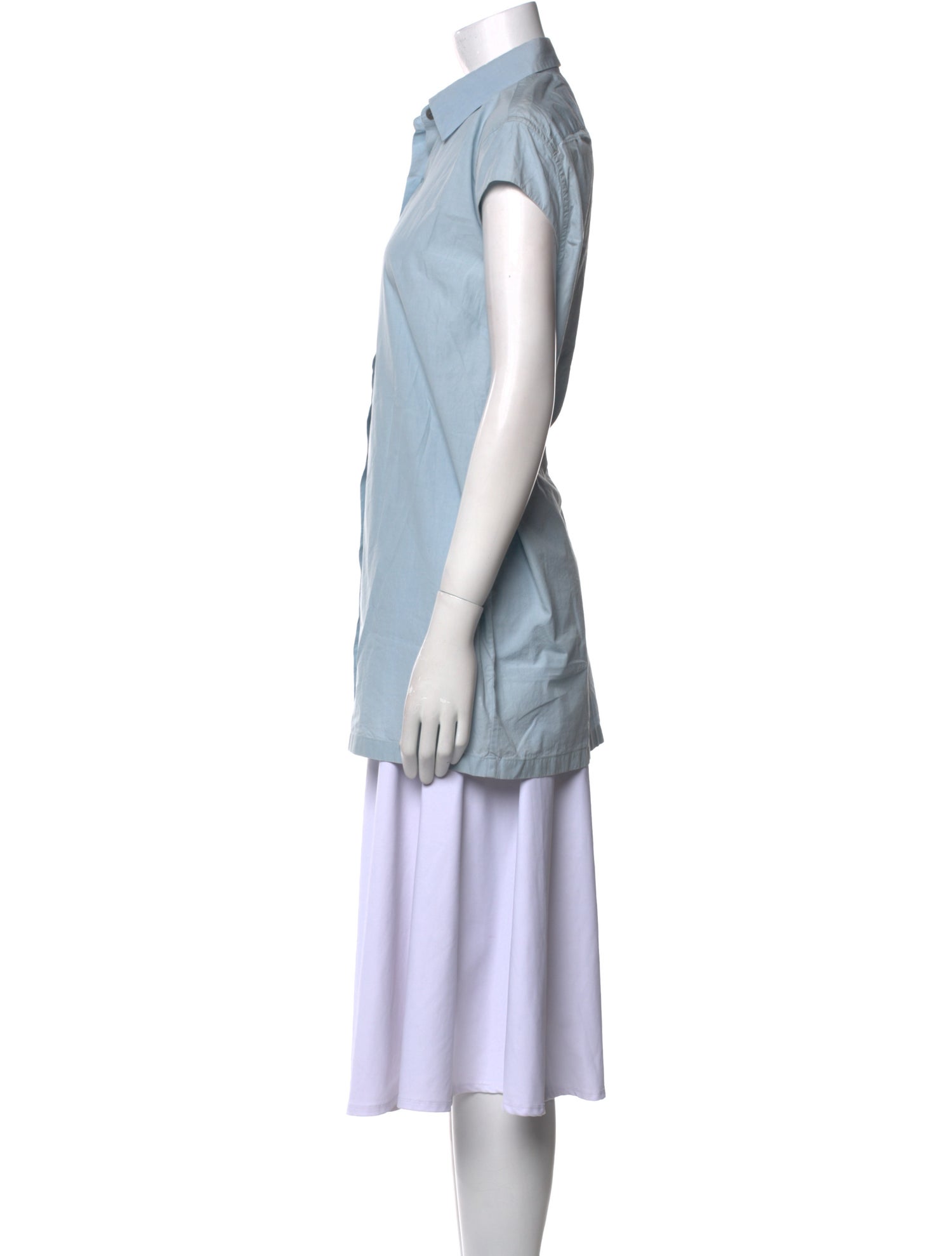 Dries Van Noten Short Sleeve Button-Up Top