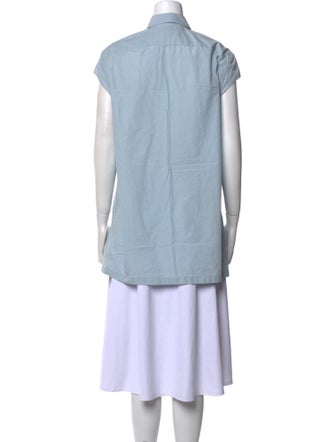 Dries Van Noten Short Sleeve Button-Up Top