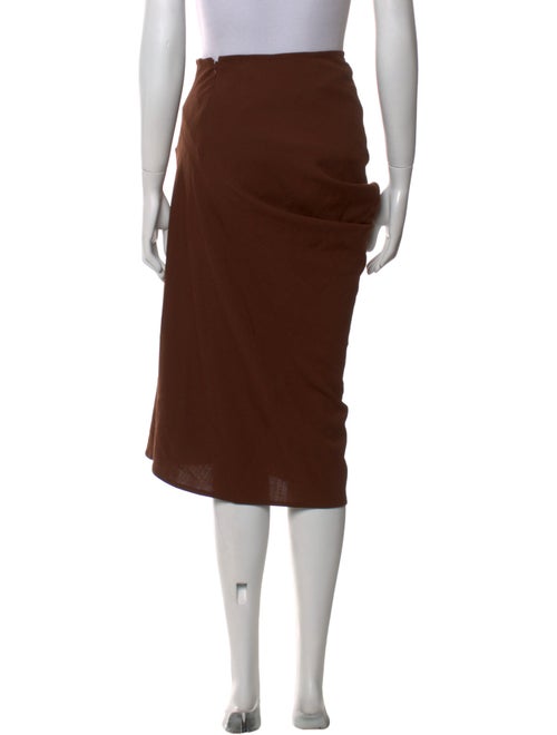 Dries Van Noten Wool Midi Length Skirt