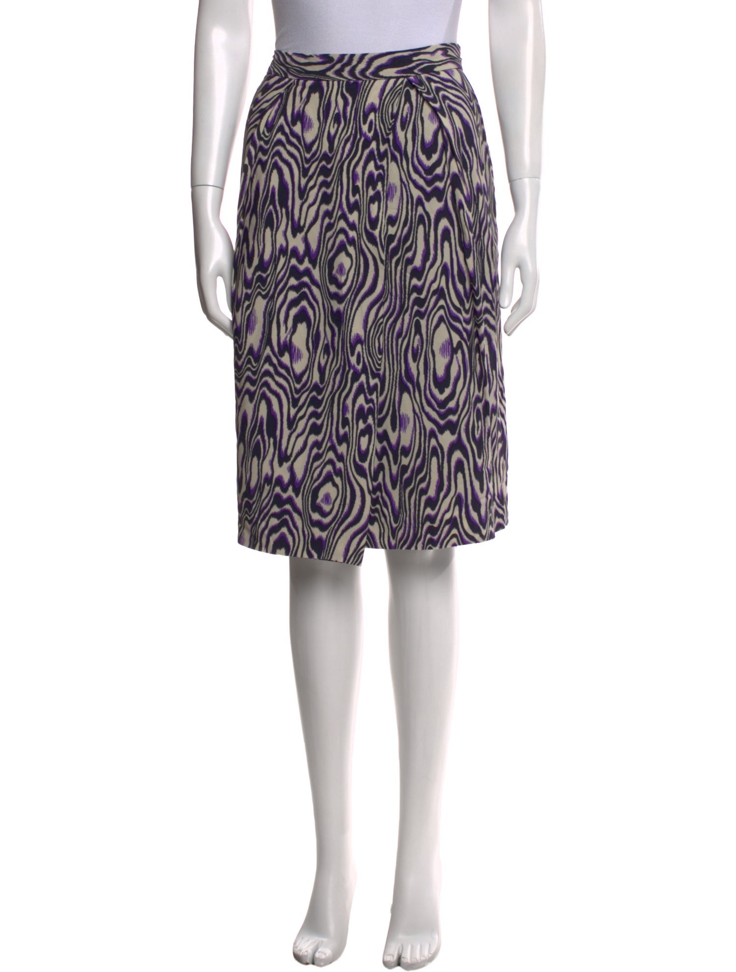 Dries Van Noten Printed Knee-Length Skirt