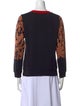 Dries Van Noten Animal Print Crew Neck Sweatshirt