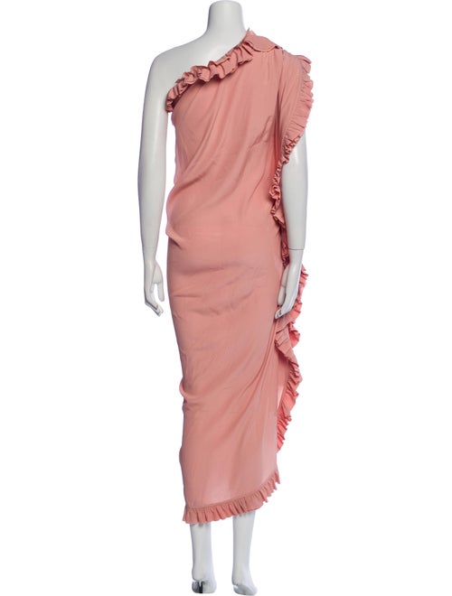 Dries Van Noten One-Shoulder Long Dress