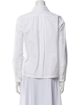 Dries Van Noten Long Sleeve Button-Up Top