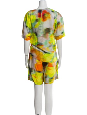 Dries Van Noten Printed Short Set
