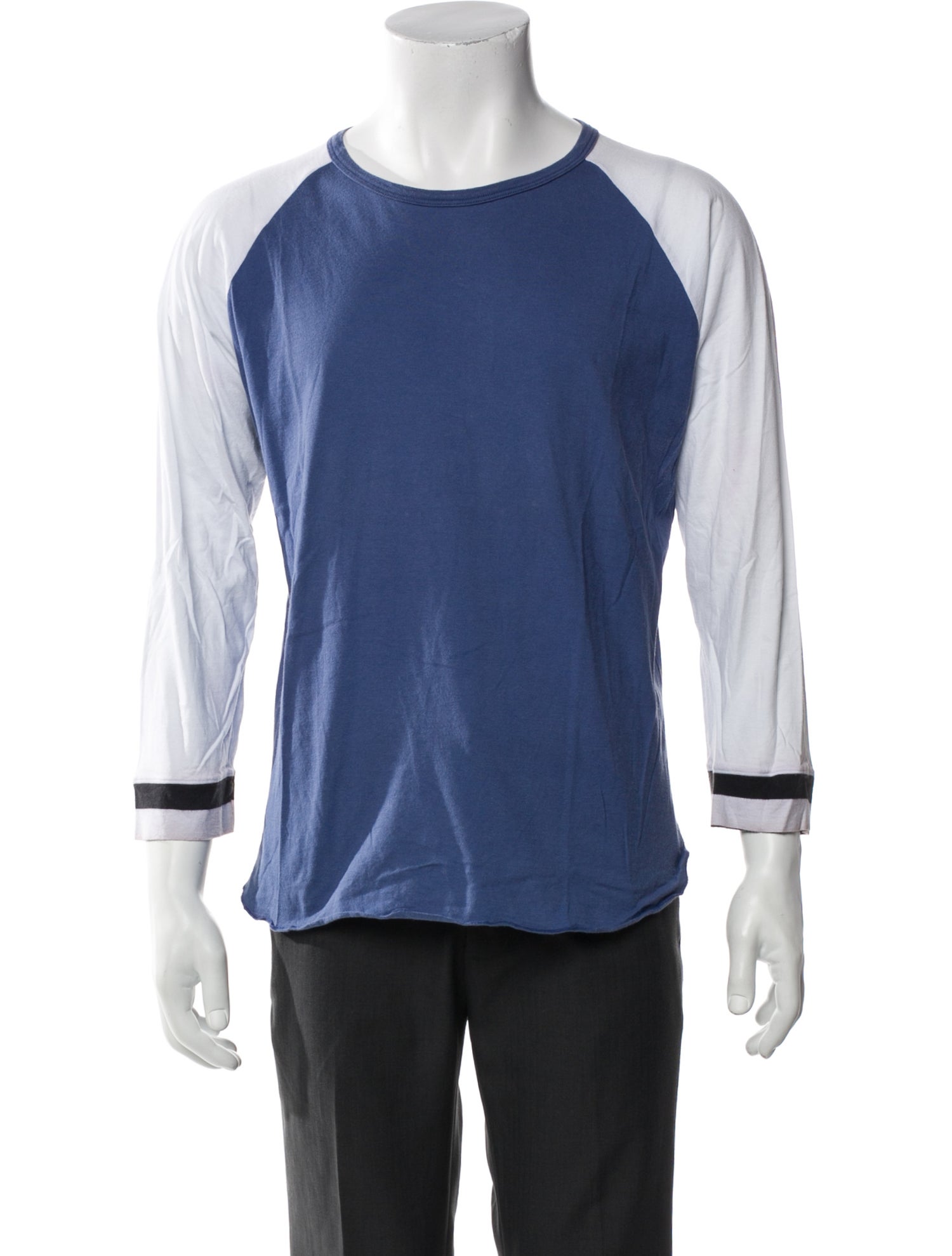 Dries Van Noten Colorblock Pattern Crew Neck T-Shirt
