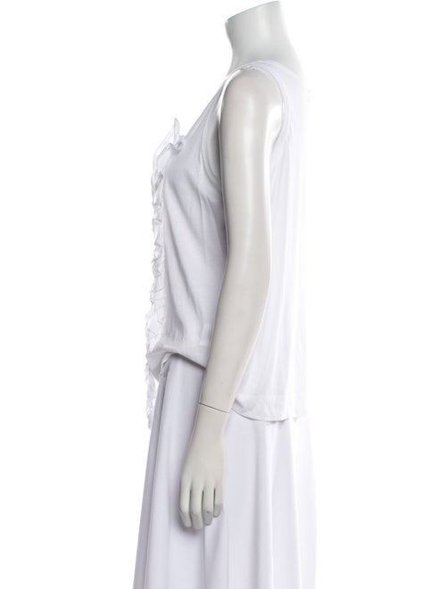 Dries Van Noten Square Neckline Sleeveless Top