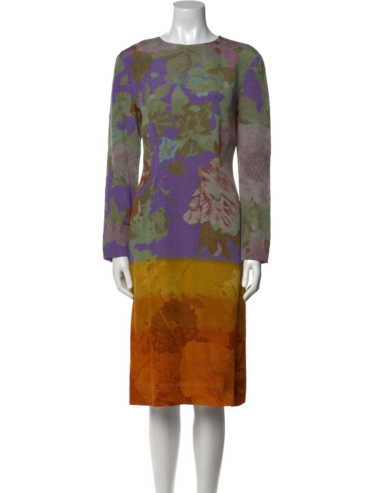 Dries Van Noten Printed Midi Length Dress