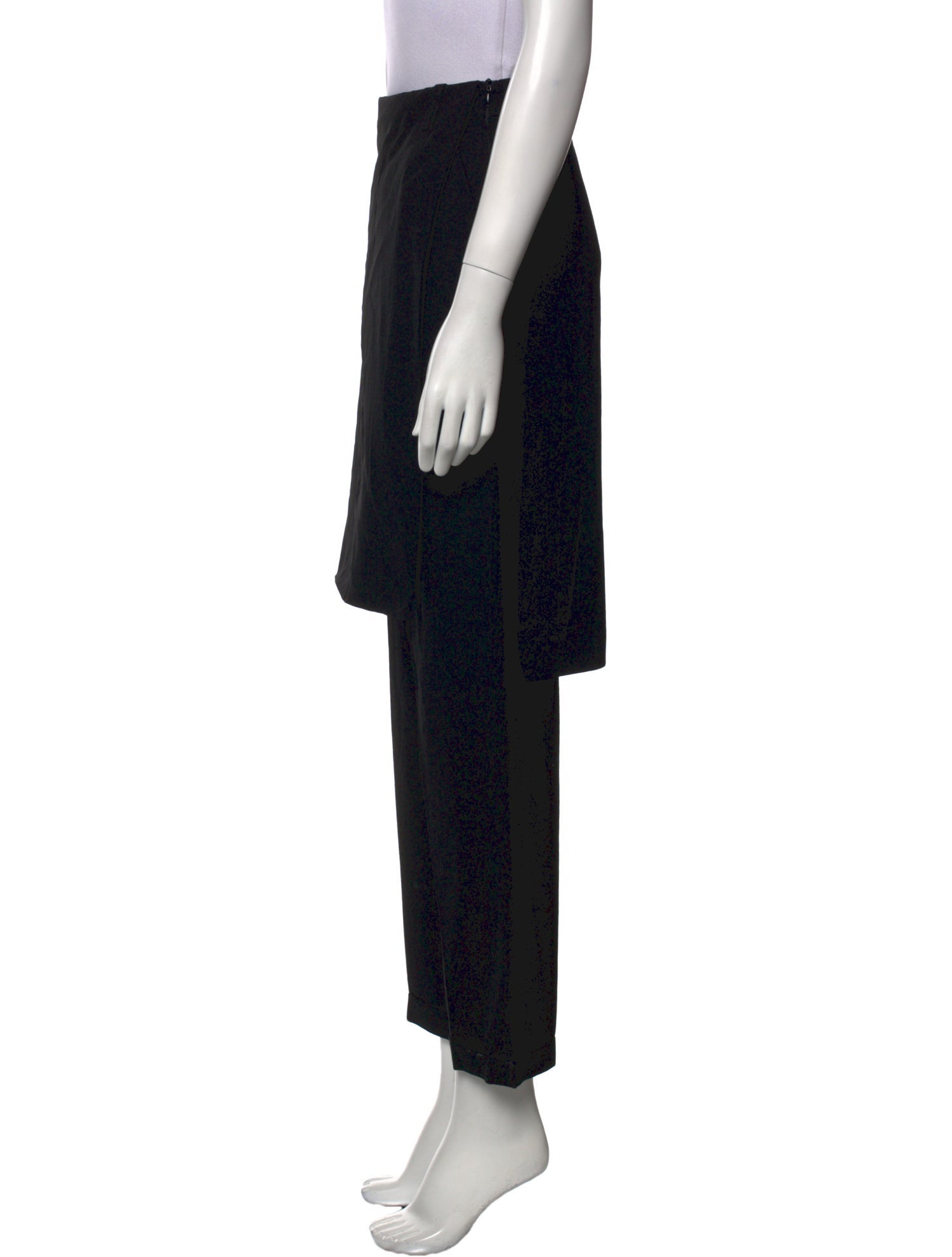 Dries Van Noten Wool Straight Leg Pants