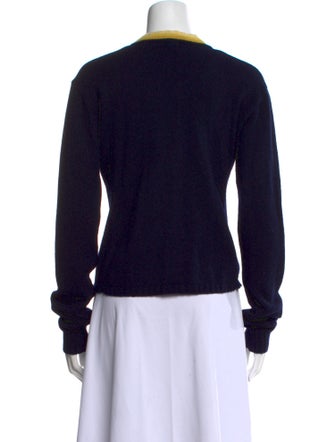 Dries Van Noten Wool V-Neck Sweater