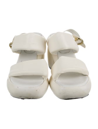 Dries Van Noten Leather Slingback Sandals