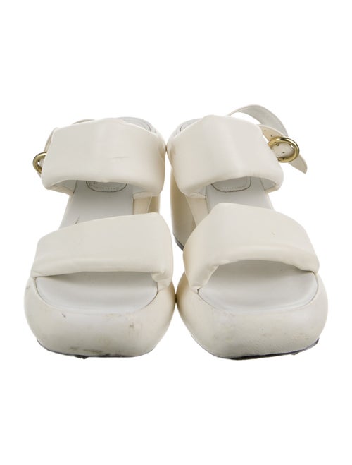 Dries Van Noten Leather Slingback Sandals