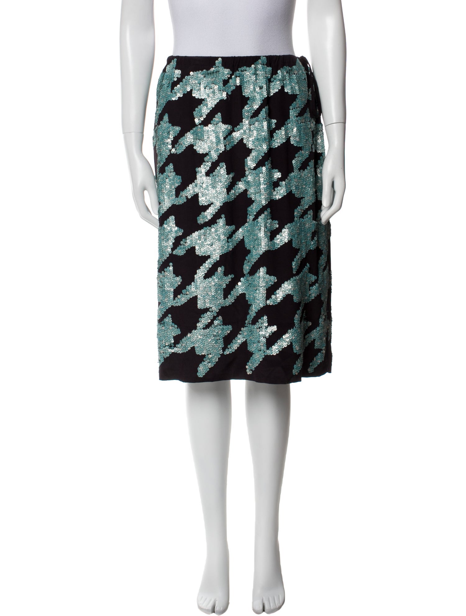 Dries Van Noten Printed Knee-Length Skirt