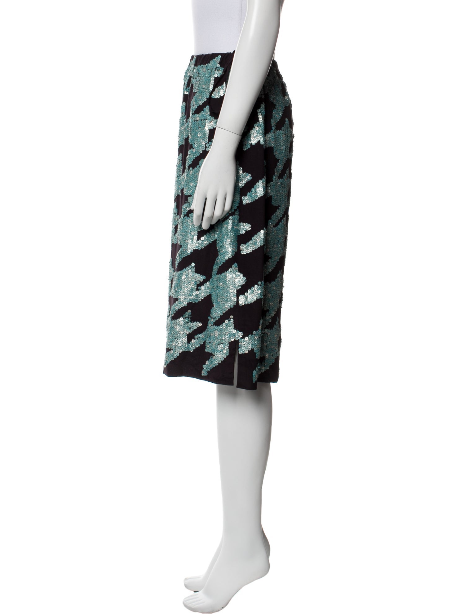 Dries Van Noten Printed Knee-Length Skirt