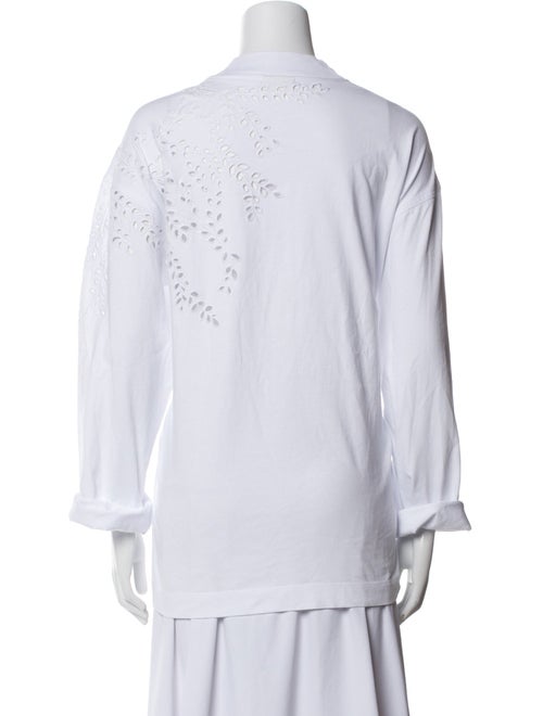 Dries Van Noten Bateau Neckline Long Sleeve Top