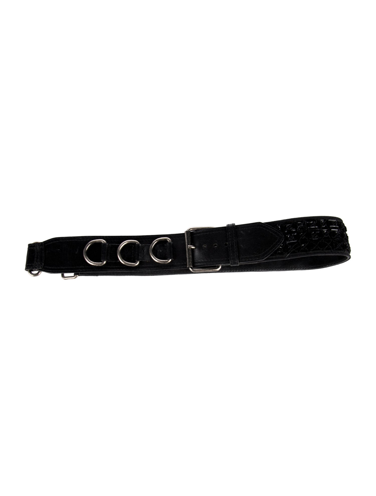 Dries Van Noten Wide Leather Waist Belt