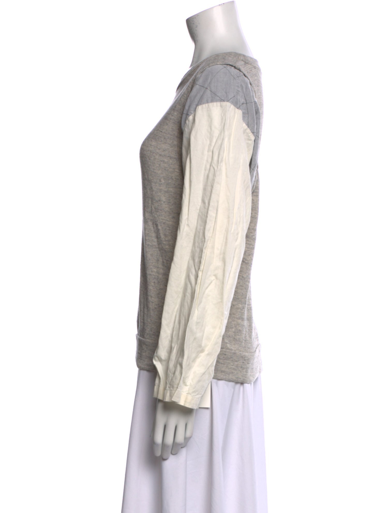 Dries Van Noten Scoop Neck Long Sleeve Sweatshirt