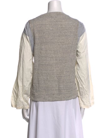 Dries Van Noten Scoop Neck Long Sleeve Sweatshirt