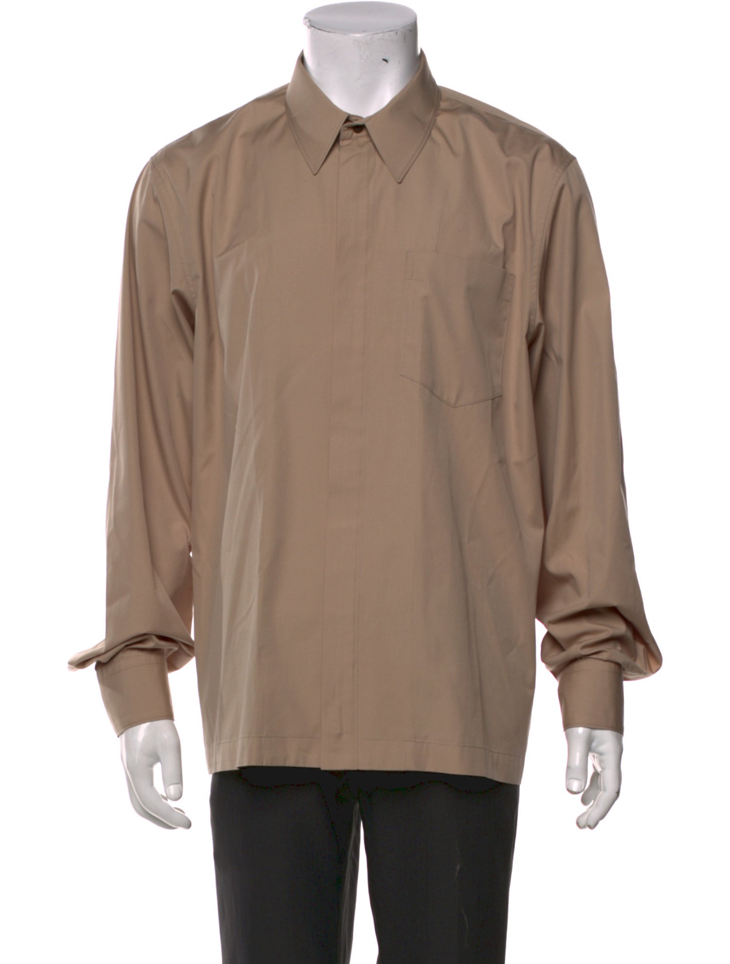 Dries Van Noten Long Sleeve Tuxedo Shirt