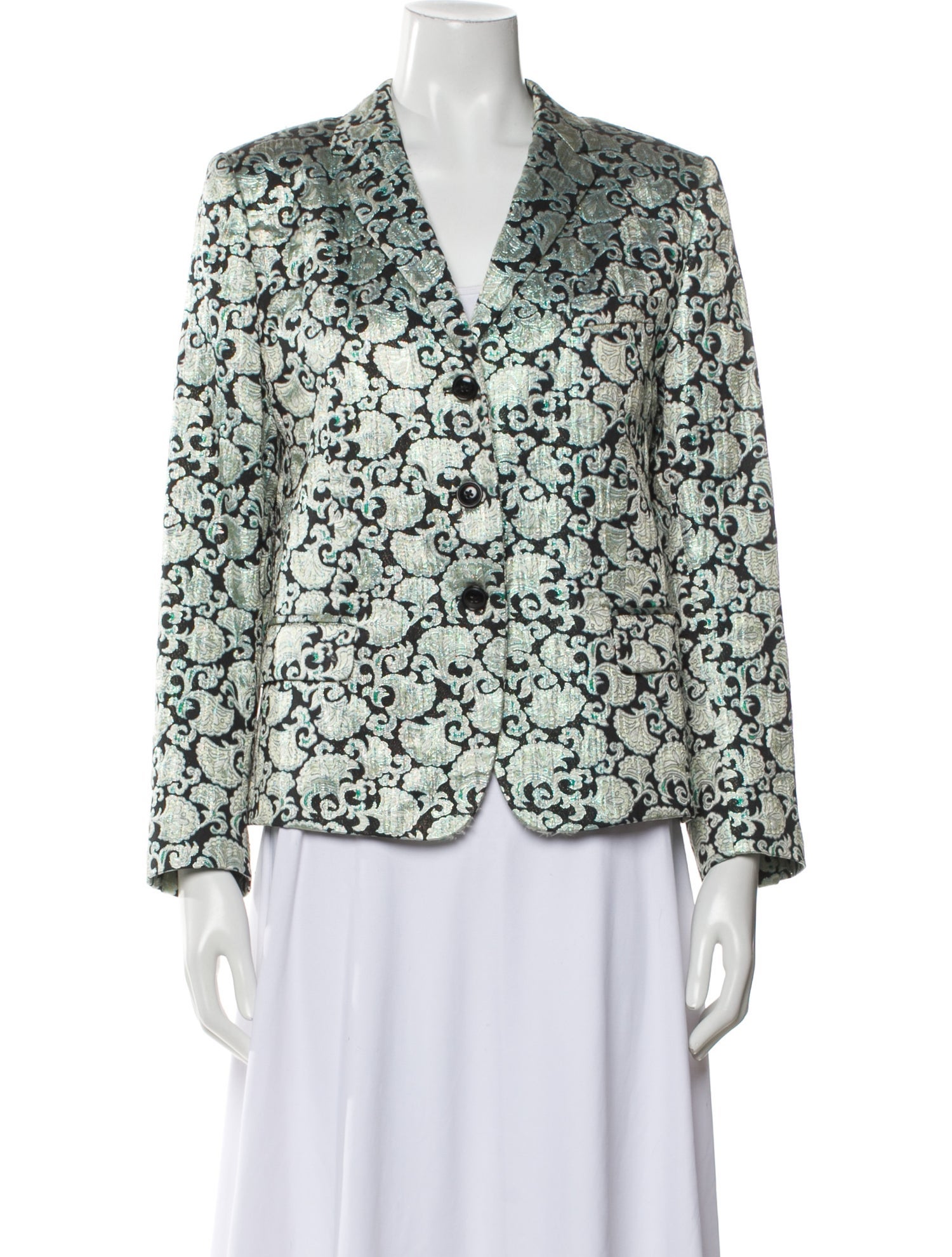 Dries Van Noten Printed Blazer