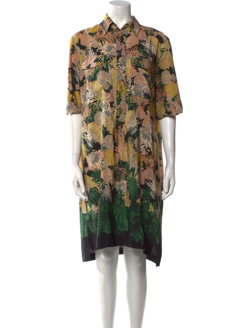 Dries Van Noten Silk Midi Length Dress