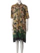 Dries Van Noten Silk Midi Length Dress