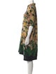 Dries Van Noten Silk Midi Length Dress