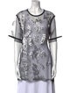 Dries Van Noten Floral Print Scoop Neck Tunic
