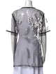 Dries Van Noten Floral Print Scoop Neck Tunic