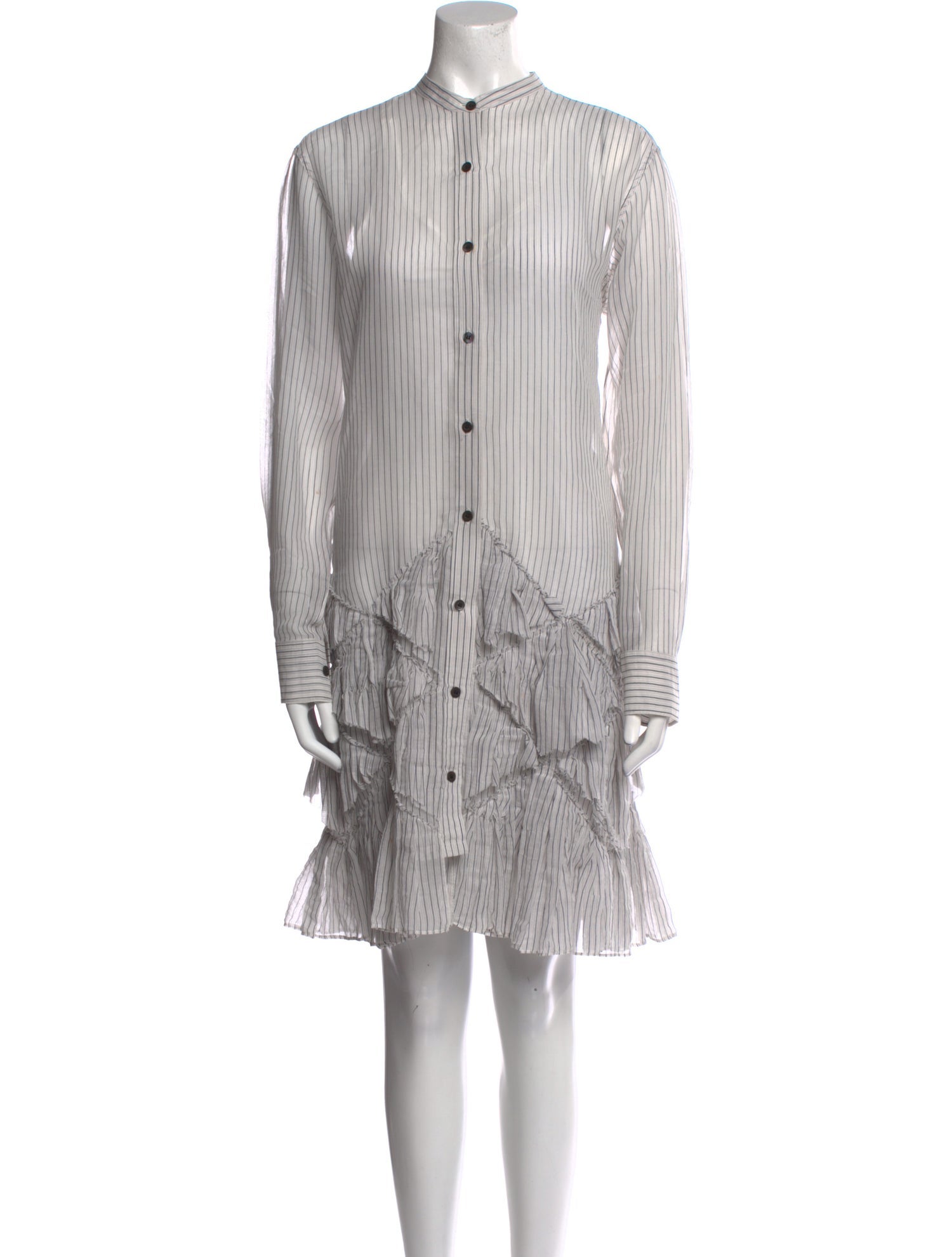 Dries Van Noten Striped Knee-Length Dress