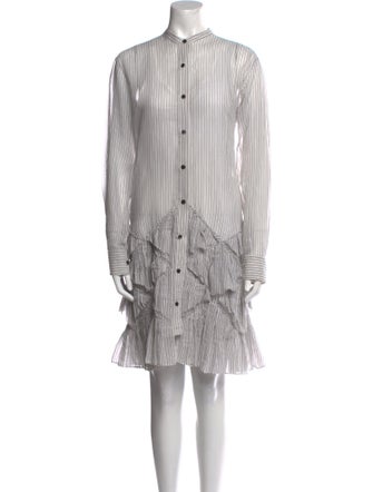 Dries Van Noten Striped Knee-Length Dress