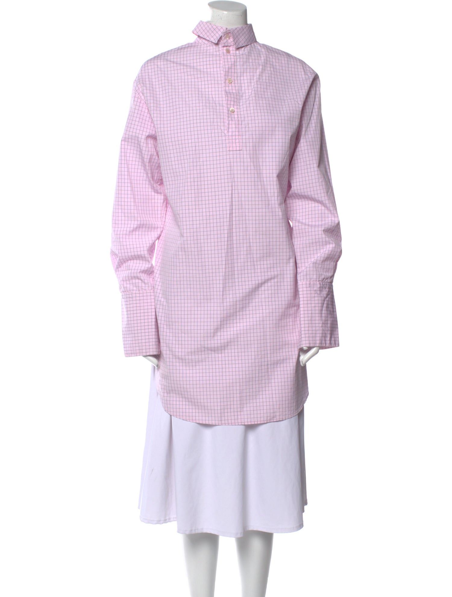 Dries Van Noten Plaid Print Mini Dress