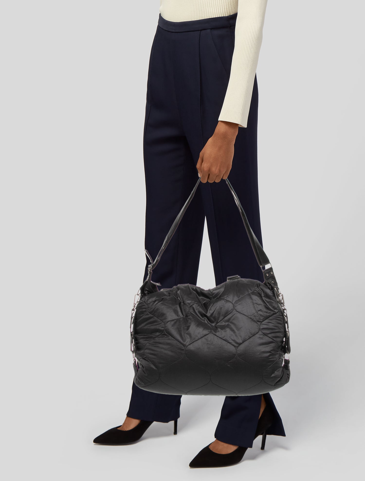 Dries Van Noten Nylon Weekender Bag